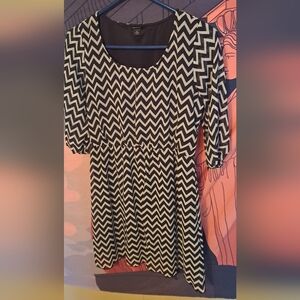 Espresso Black and White Blouse with Elegant Design